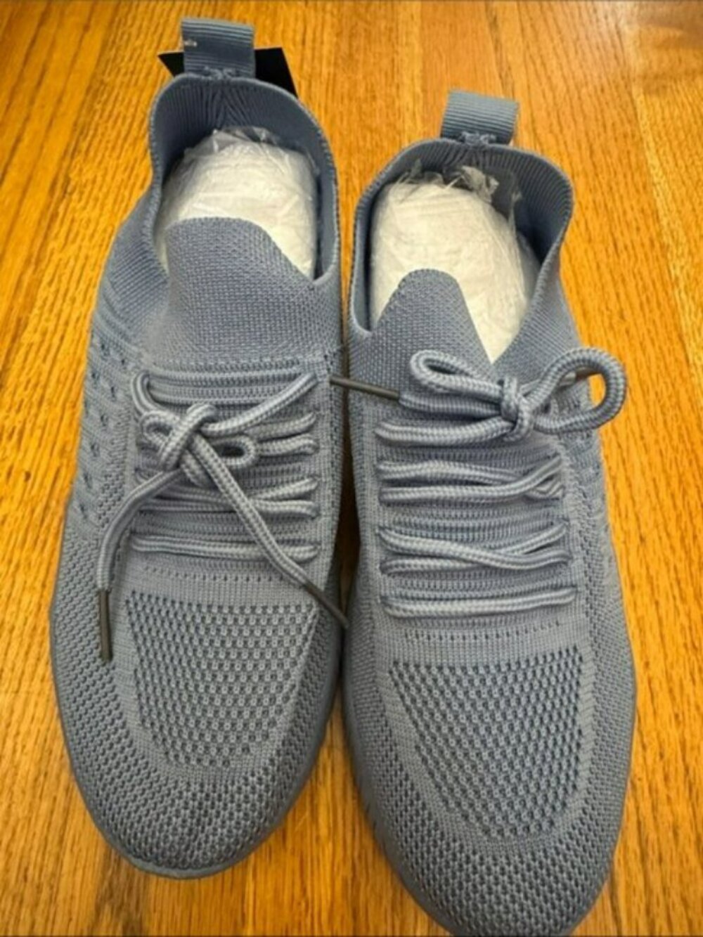 NWT Blue Knit Sneakers